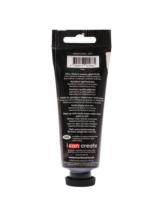 Titanium White Premium Dimension Acrylic Paint 75ml - Handy Mandy Craft Store