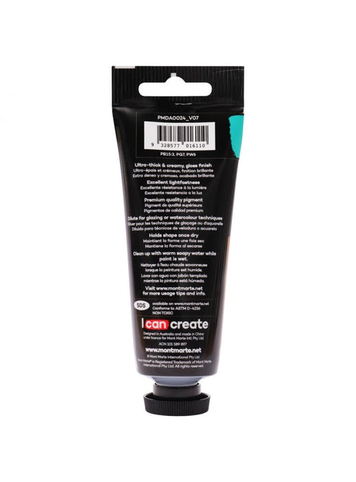 Turquoise Premium Dimension Acrylic Paint 75ml - Handy Mandy Craft Store