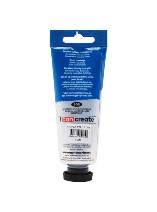 Ultramarine Blue Oil Paint Tube Premium 75ml - Handy Mandy Craft Store