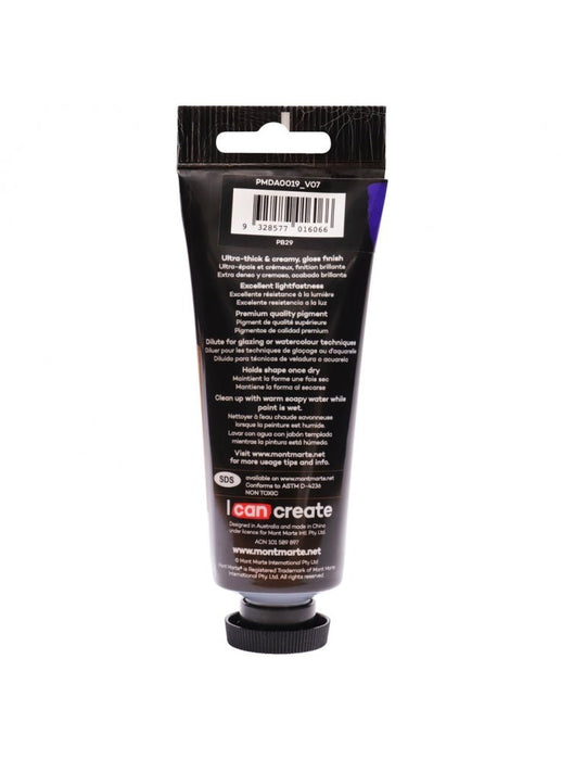 Ultramarine Blue Premium Dimension Acrylic Paint 75ml - Handy Mandy Craft Store