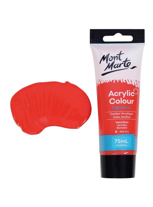Vermilion Signature Acrylic Paint 75ml - Handy Mandy Craft Store