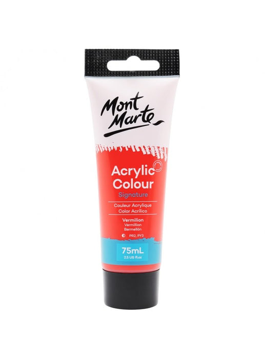Vermilion Signature Acrylic Paint 75ml - Handy Mandy Craft Store