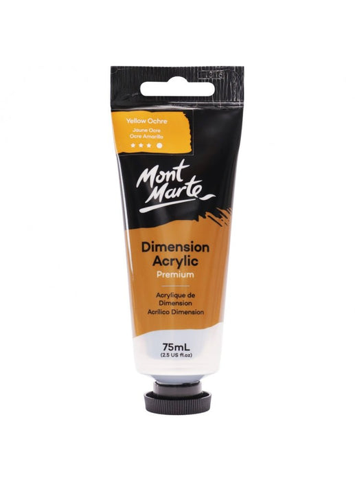 Yellow Ochre Premium Dimension Acrylic Paint 75ml - Handy Mandy Craft Store