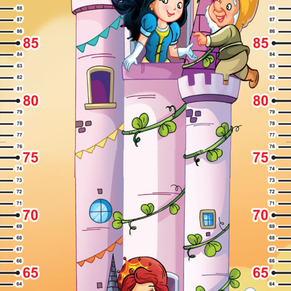 Fairy castle children's height chart