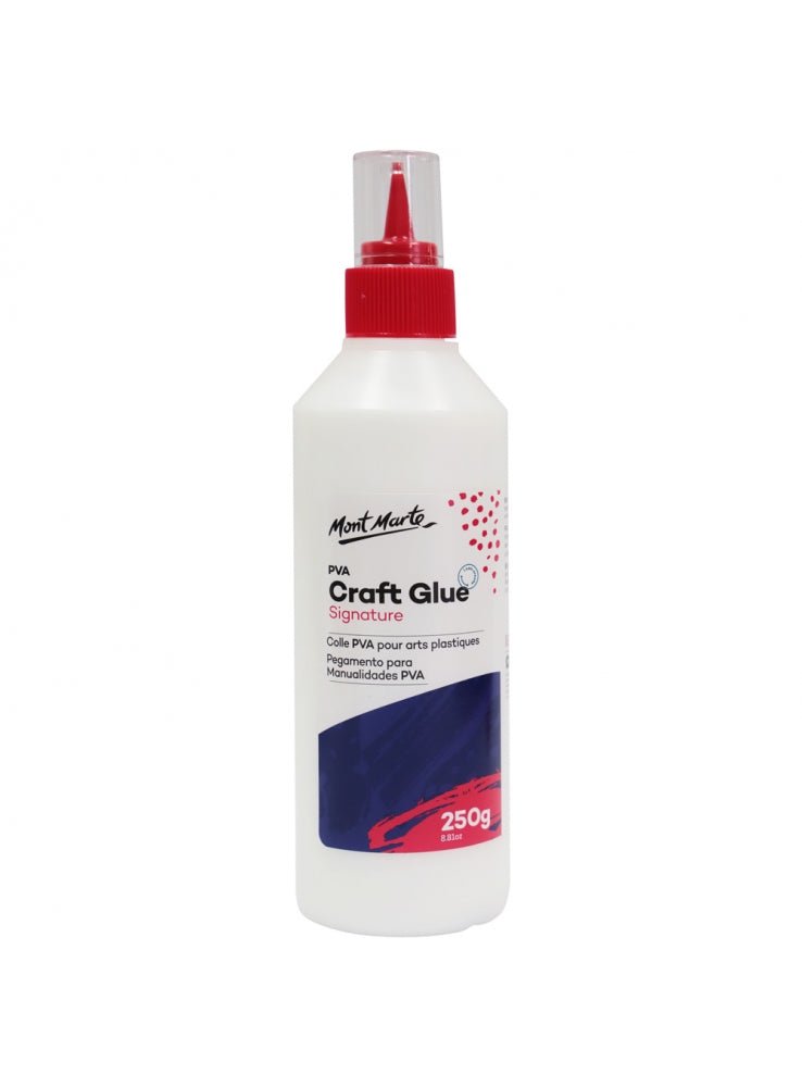 Mont Marte PVA craft glue with fine tip, 250g