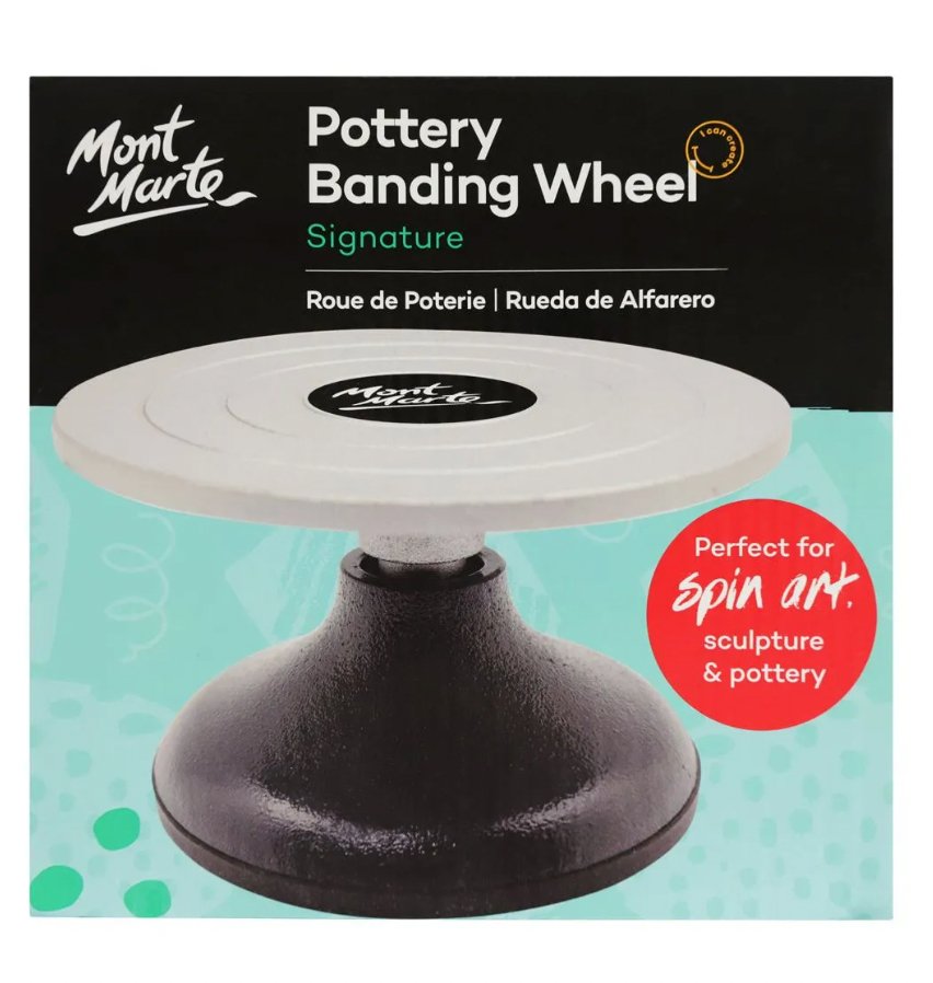 Mont Marte Signature pottery banding wheel, 18cm