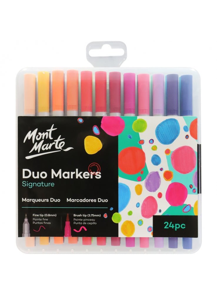 Mont Marte Signature duo markers, 24 colours