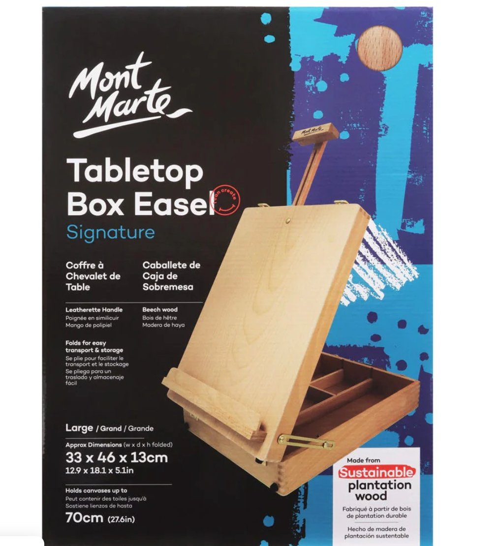 Mont Marte Signature large tabletop box easel