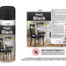 Max Brand Matt Black Spray Paint 100g aerosol can
