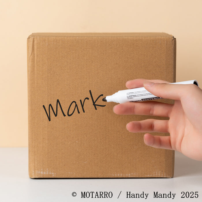 Mötarro Whiteboard Markers | Black Dry Erase Markers (3 Pack)
