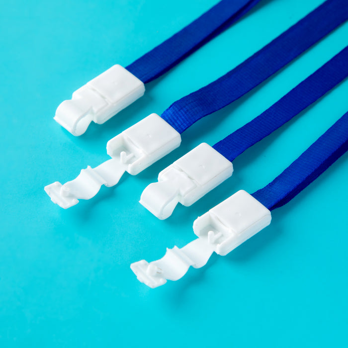 Mötarro Blue Lanyards – 4 Pack | Durable ID Badge & Card Holder Straps