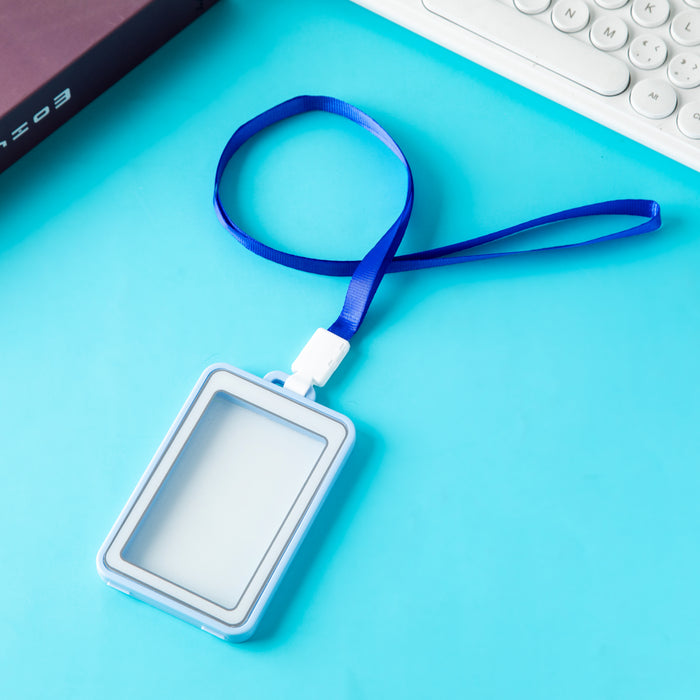 Mötarro Blue Lanyards – 4 Pack | Durable ID Badge & Card Holder Straps