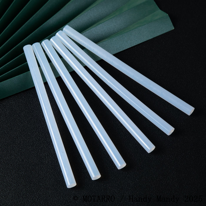 Mötarro  Hot Glue Sticks | Clear Silicone Glue Bars (11mm x 190mm, 6 Pack)