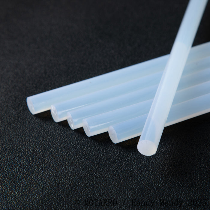 Mötarro  Hot Glue Sticks | Clear Silicone Glue Bars (11mm x 190mm, 6 Pack)
