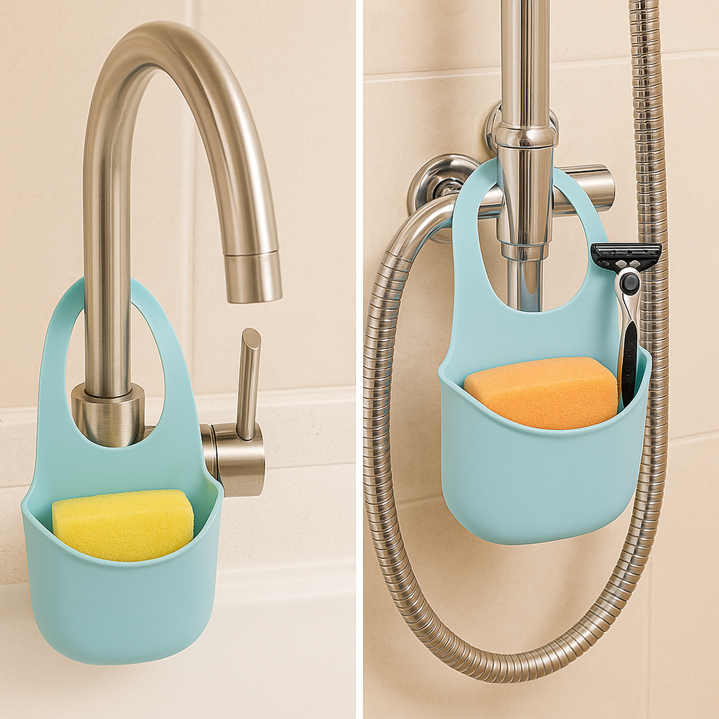 Maxcare PVC Sponge Holder – Durable & Convenient Sink Organiser – Handy ...