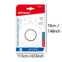 Mötarro  Double-Sided Adhesive Tape | Heavy-Duty Mounting Tape 18mm x 2m