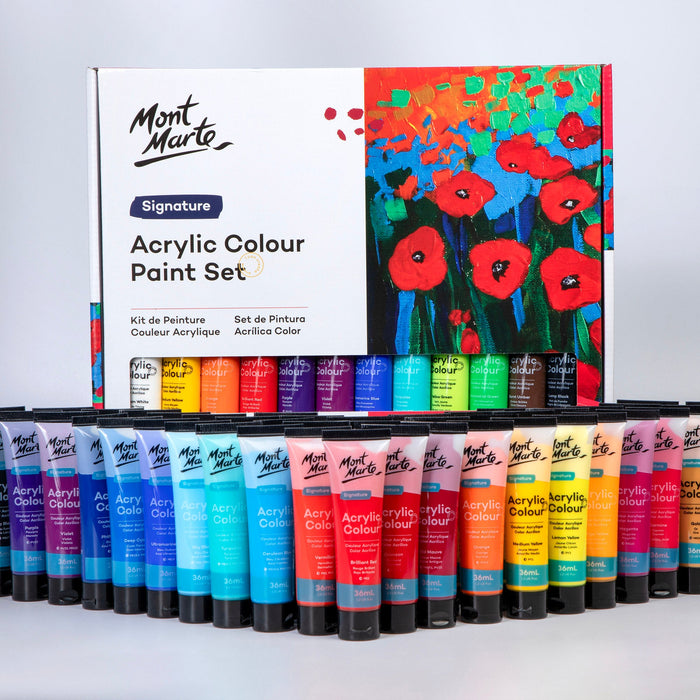 Mont Marte Acrylic Colour Paint Set 48pc x 36ml — image 2