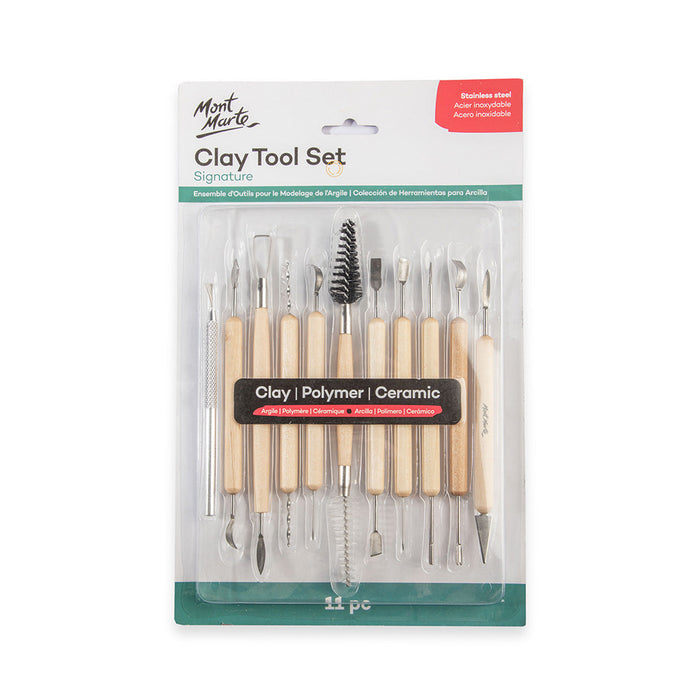 Mont Marte Clay Tool Set 11pc