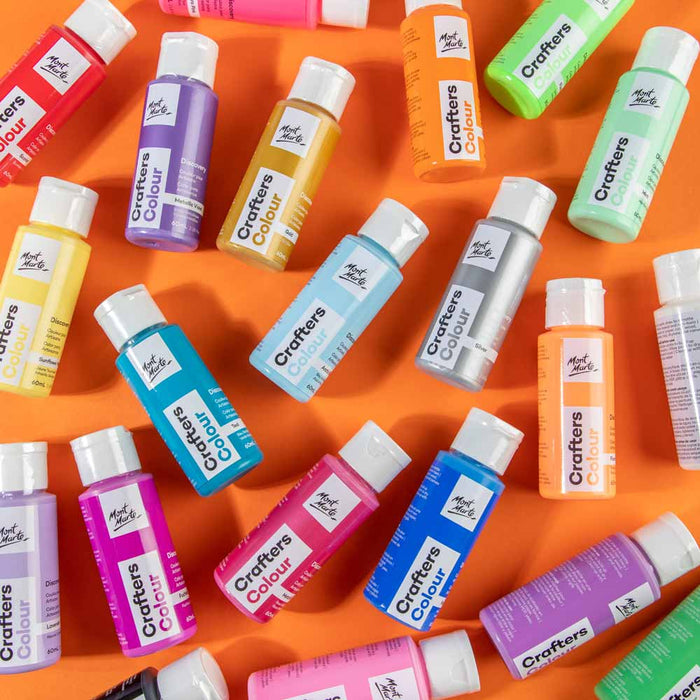 Mont Marte Crafters Colour Paint Set 21pc x 60ml — image 2