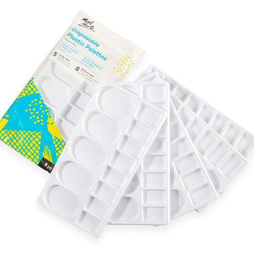 Mont Marte Disposable Plastic Palettes 5pc - image 2