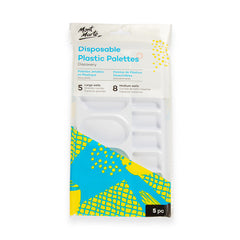 Mont Marte Disposable Plastic Palettes 5pc