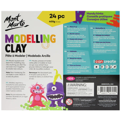 Mont Marte Kids Modelling Clay 24pc - image 2