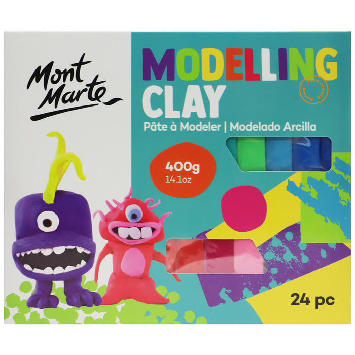Mont Marte Kids Modelling Clay 24pc
