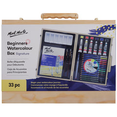 Mont Marte Beginners Watercolour Box 33pc