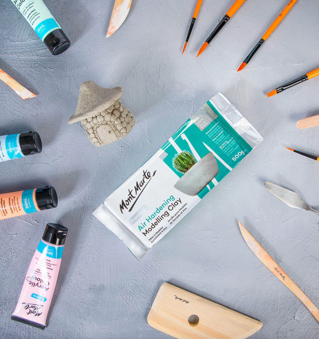 Air Hardening Modelling Clay Premium 500g (1.1lb) - Granite