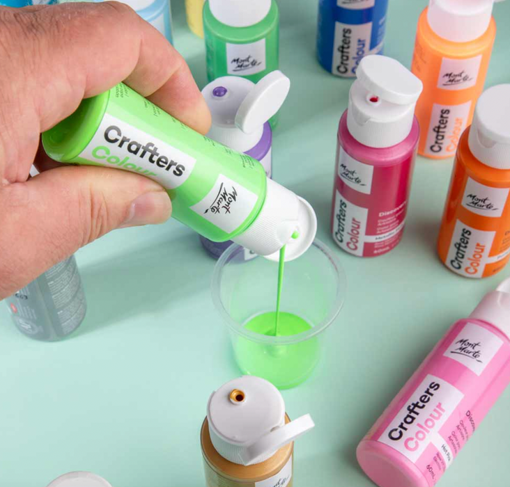 Crafters Colour Discovery Paint Set 21pc x 60ml