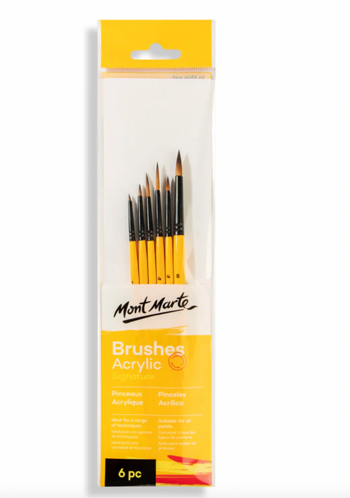 Acrylic Brushes Signature 4pc