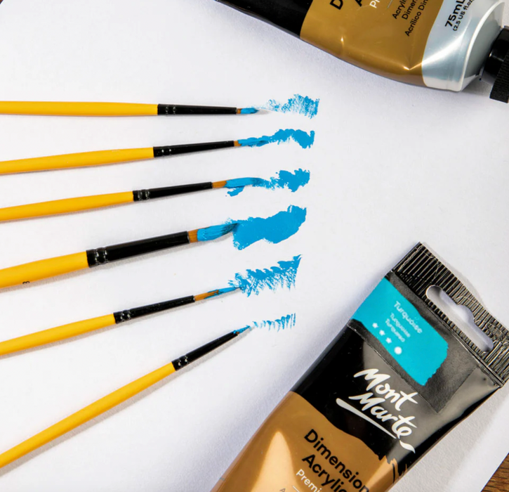 Gallery Series Brush Set Acrylic 6pce