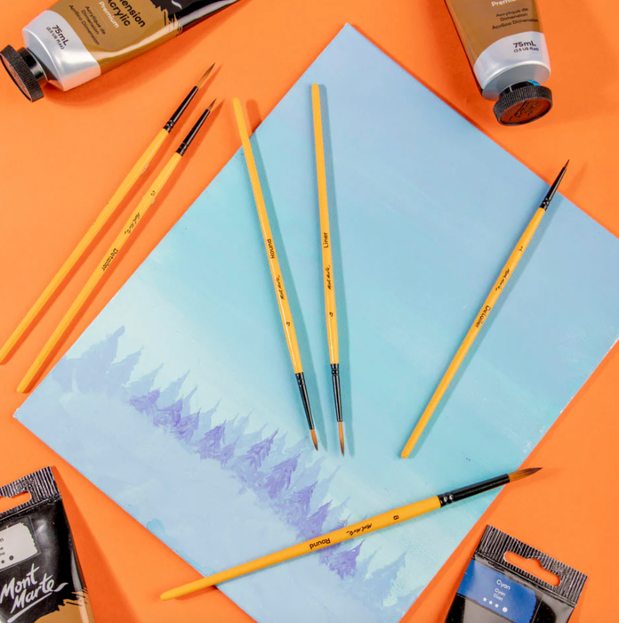 Gallery Series Brush Set Acrylic 6pce