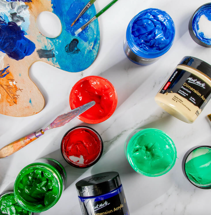 Dimension Acrylic Paint Premium 250ml-Titanium White