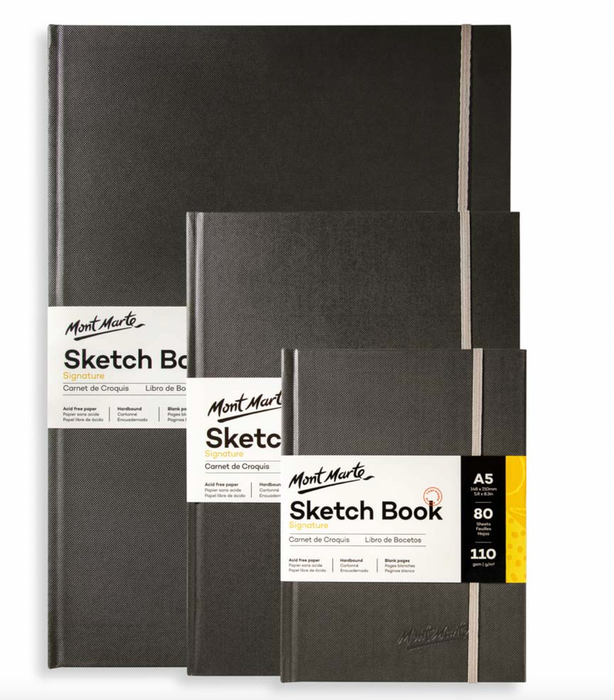 Hardbound Sketch Book Signature 110gsm A4