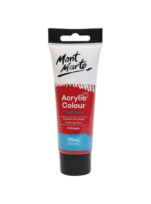 Mont Marte Signature Acrylic Paint 75ml — Crimson