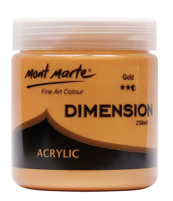 Gold Dimension Acrylic 250ml