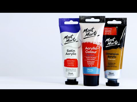Mont Marte Premium Satin Acrylic 75ml — Viridian