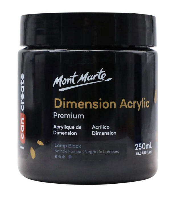 Lamp Black Dimension Acrylic 250ml