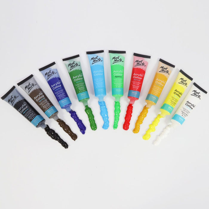 Mont Marte Acrylic Colour Paint Set 24pc x 36ml — image 4