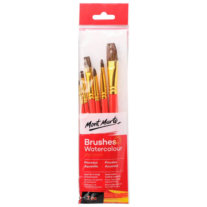 Mont Marte Watercolour Brushes 7pc