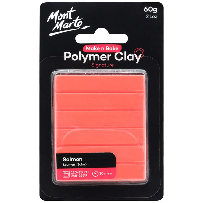 Salmon Polymer Clay 60g
