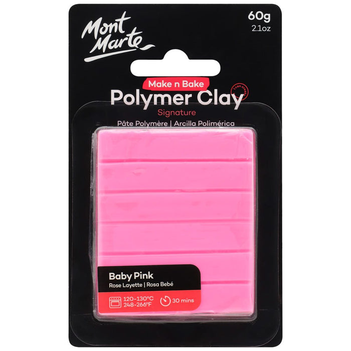 Baby Pink Polymer Clay 60g