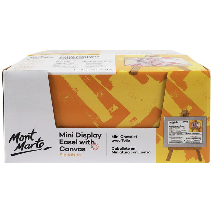 Mont Marte Mini Display Easel with Canvas 6x8cm Display Box — image 2