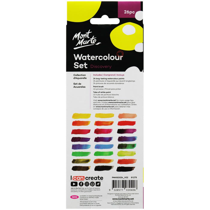 Mont Marte Watercolour Painting Set 26pc — image 2