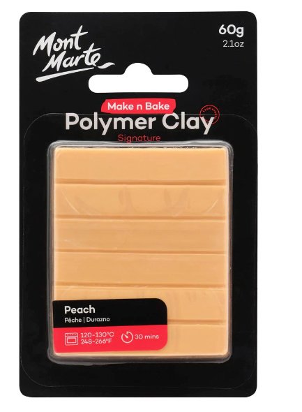 Peach Polymer Clay 60g