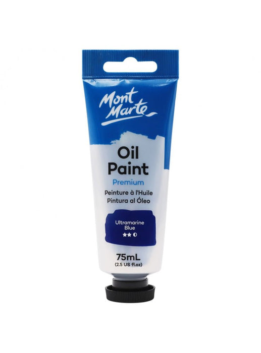 Mont Marte Premium Oil Paint 75ml — Ultramarine Blue