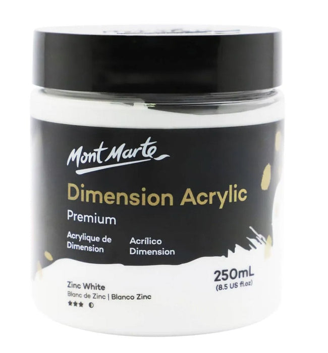 Zinc White Dimension Acrylic 250ml
