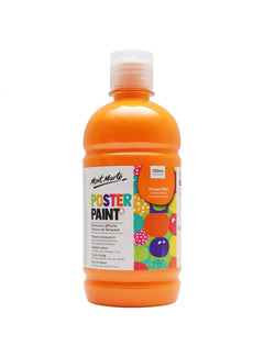 Mont Marte Poster Paint 500ml (16.91oz) - Orange Yellow