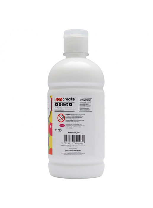 Mont Marte Poster Paint 500ml (16.91oz) - Titanium White